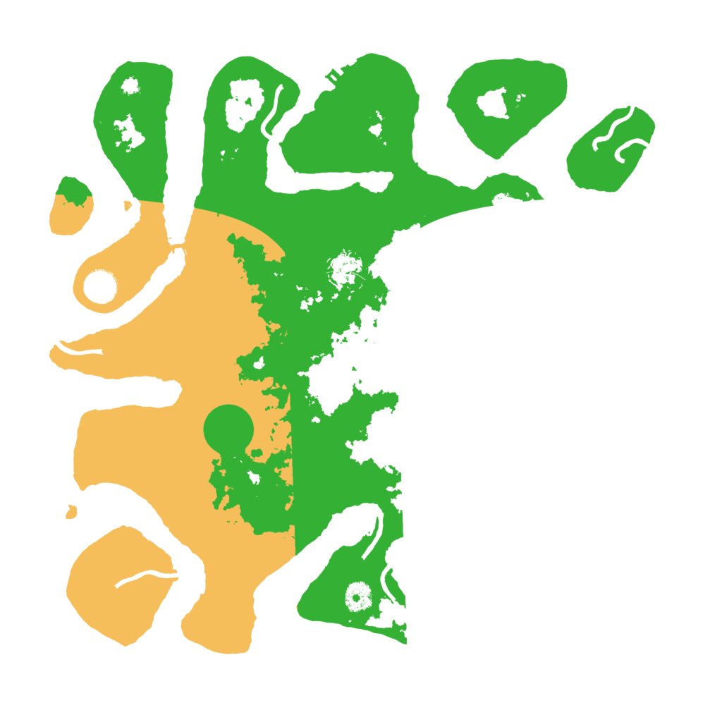 Biome Rust Map: Procedural Map, Size: 3800, Seed: 540942206