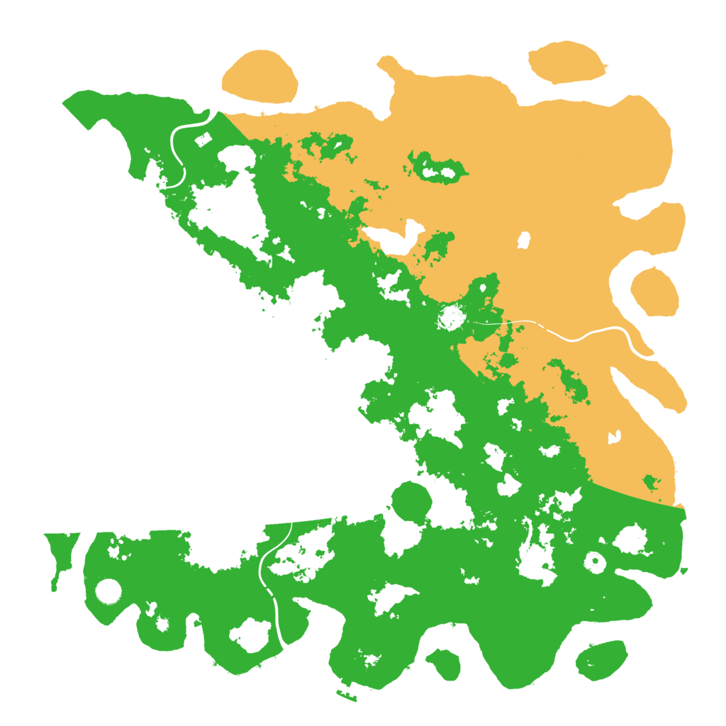 Biome Rust Map: Procedural Map, Size: 5000, Seed: 46920