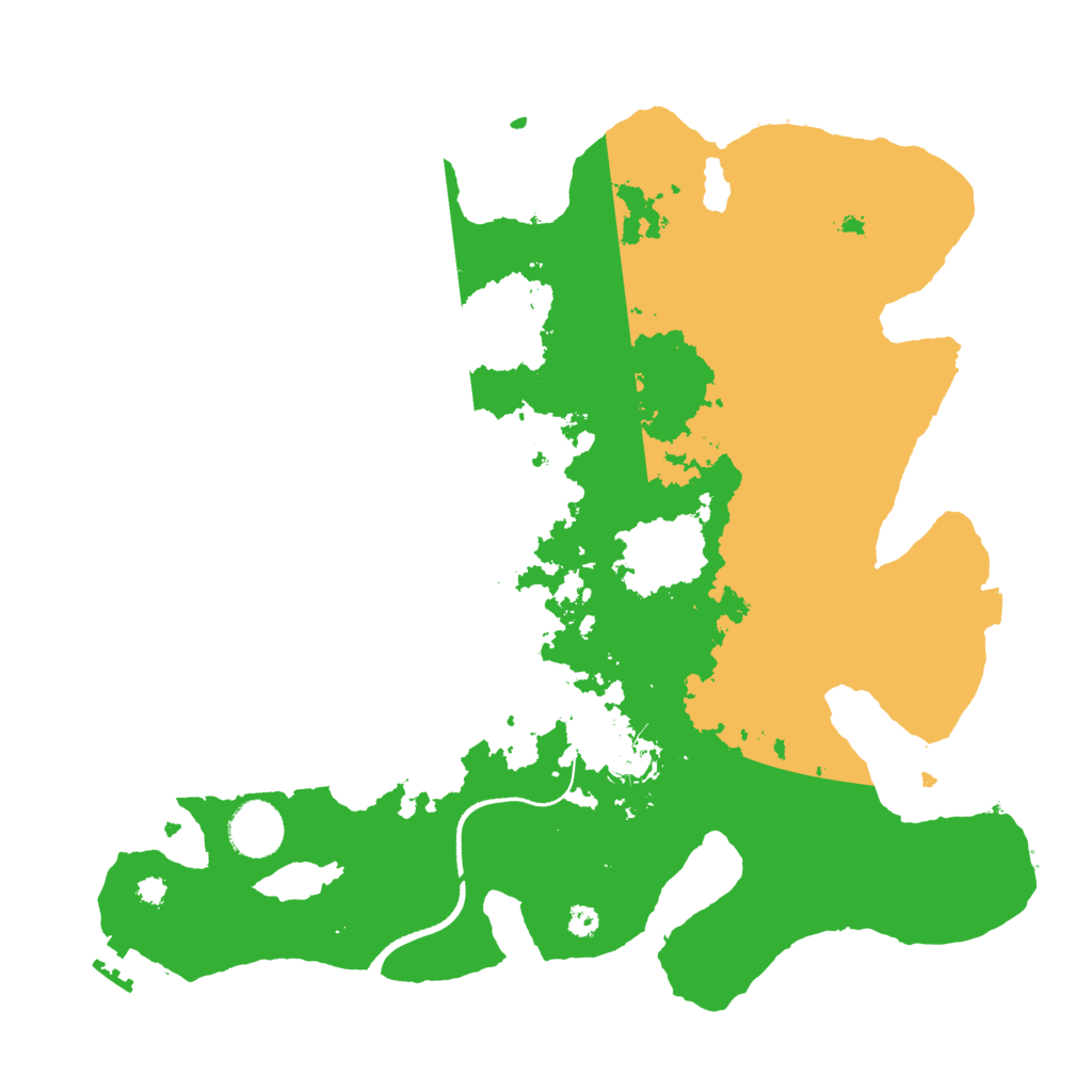 Biome Rust Map: Procedural Map, Size: 3500, Seed: 1156281044