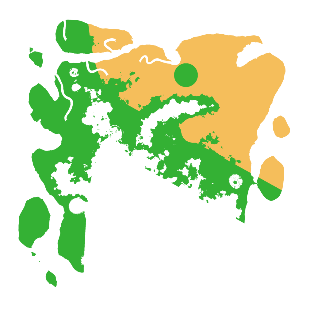 Biome Rust Map: Procedural Map, Size: 3500, Seed: 1161777943