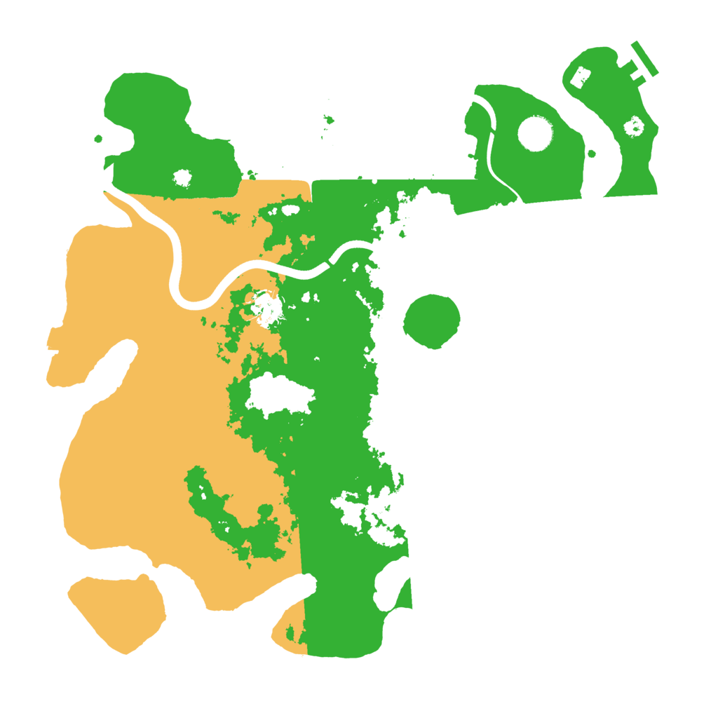 Biome Rust Map: Procedural Map, Size: 3700, Seed: 1688635183