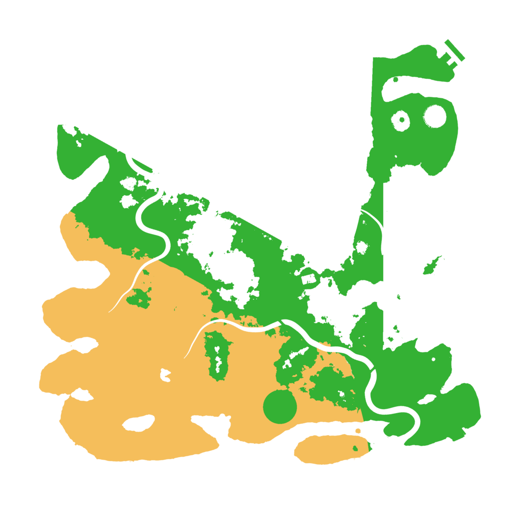 Biome Rust Map: Procedural Map, Size: 4000, Seed: 42066669