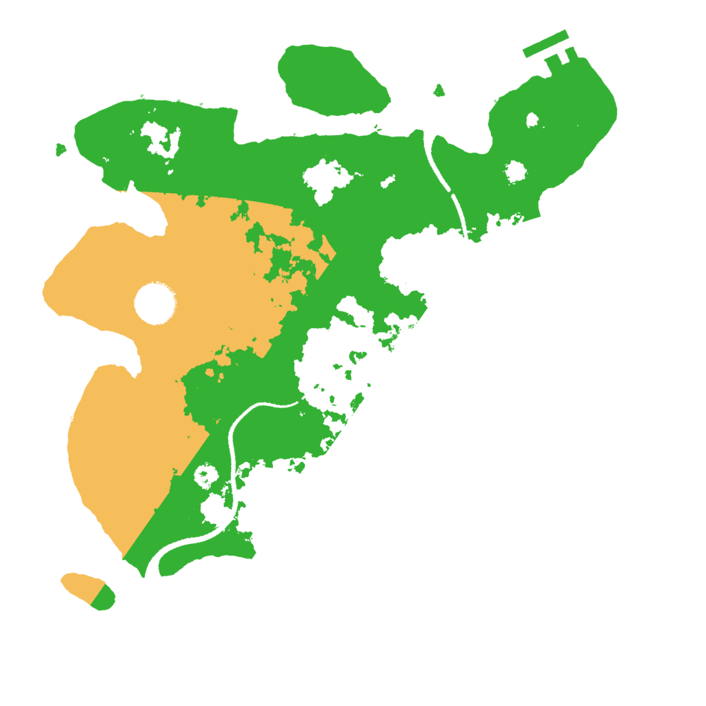 Biome Rust Map: Procedural Map, Size: 3000, Seed: 78453