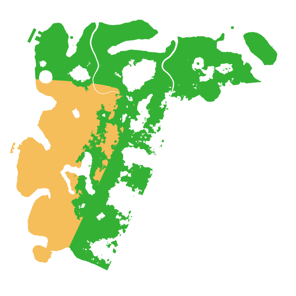 Biome Rust Map: Procedural Map, Size: 4000, Seed: 6274072