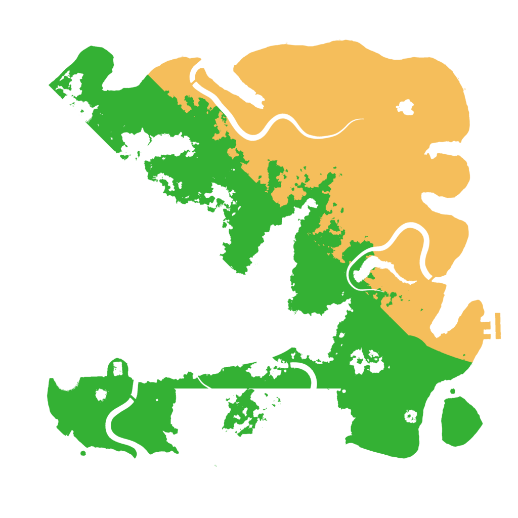 Biome Rust Map: Procedural Map, Size: 4000, Seed: 1480151688