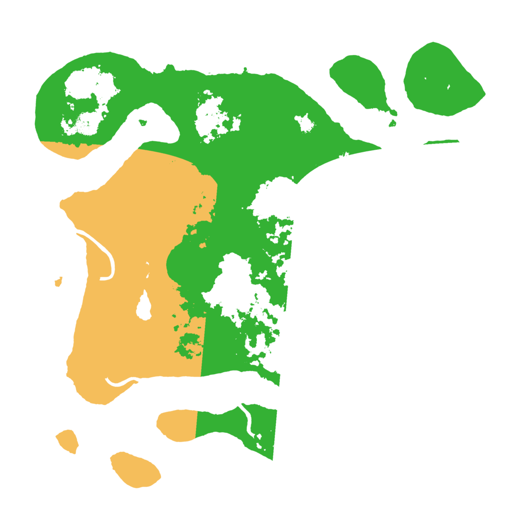 Biome Rust Map: Procedural Map, Size: 3500, Seed: 374377960