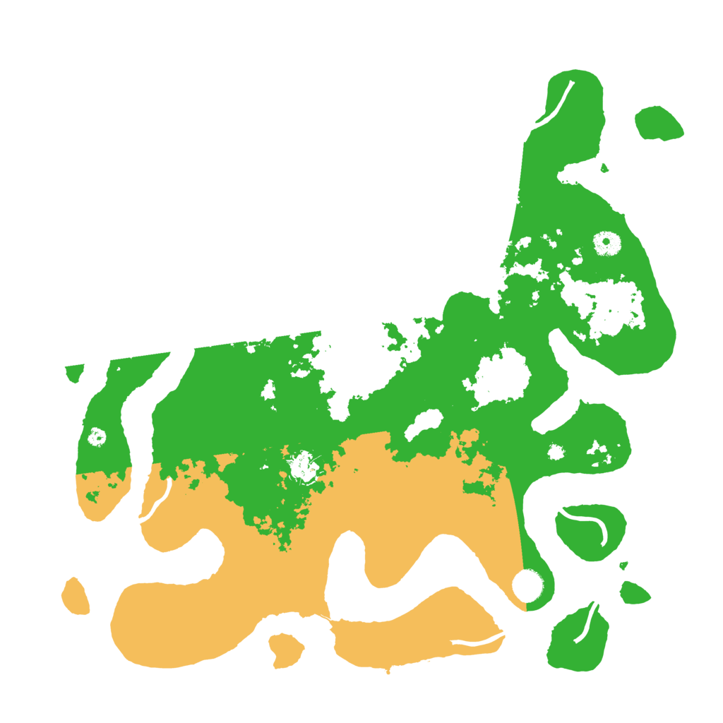 Biome Rust Map: Procedural Map, Size: 4100, Seed: 2345674