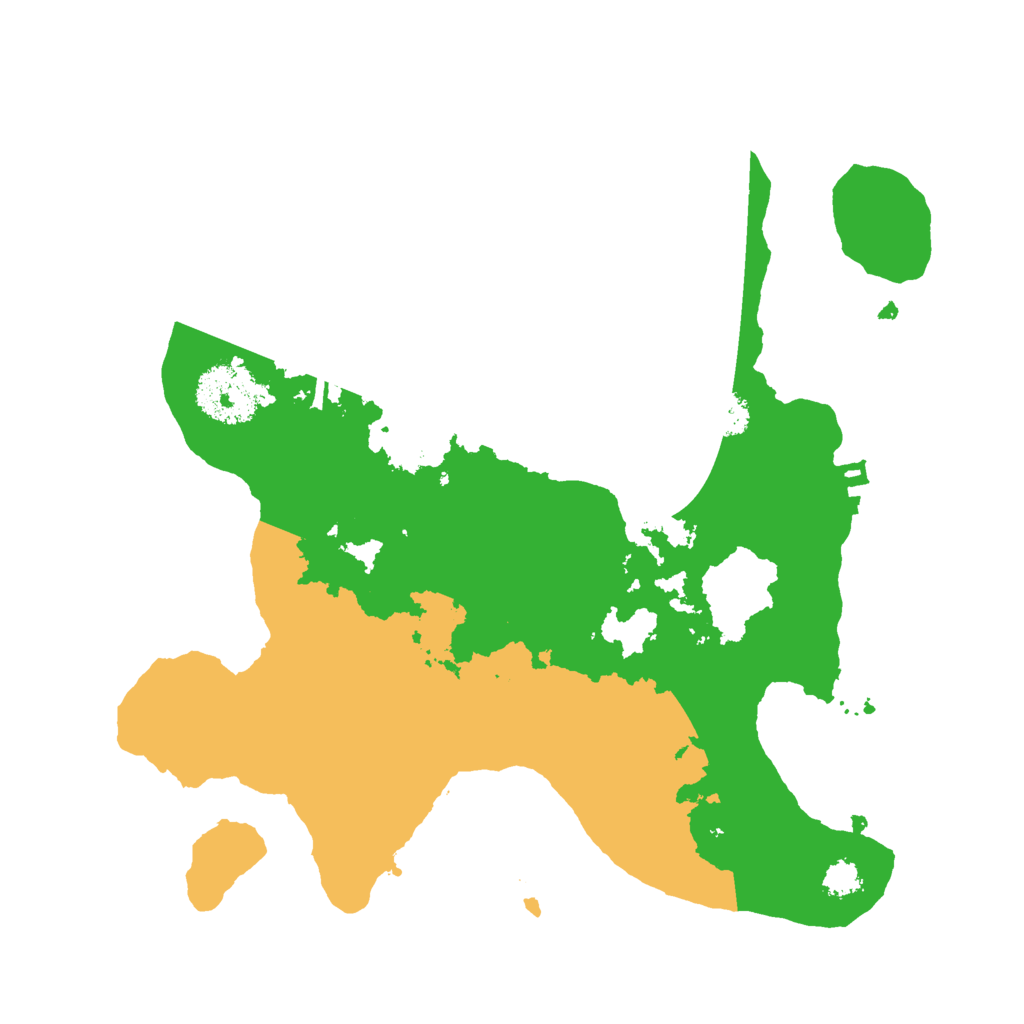 Biome Rust Map: Procedural Map, Size: 2600, Seed: 353