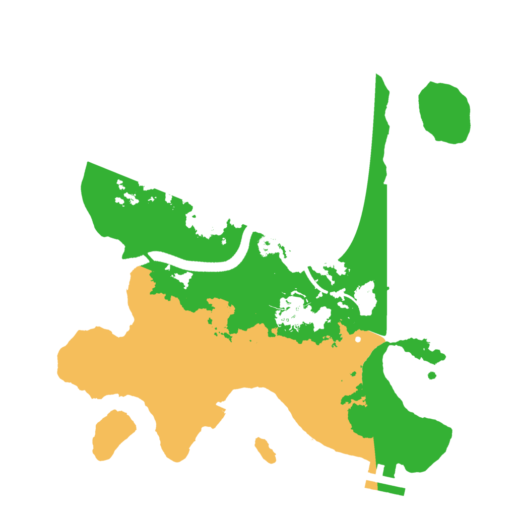 Biome Rust Map: Procedural Map, Size: 2600, Seed: 353