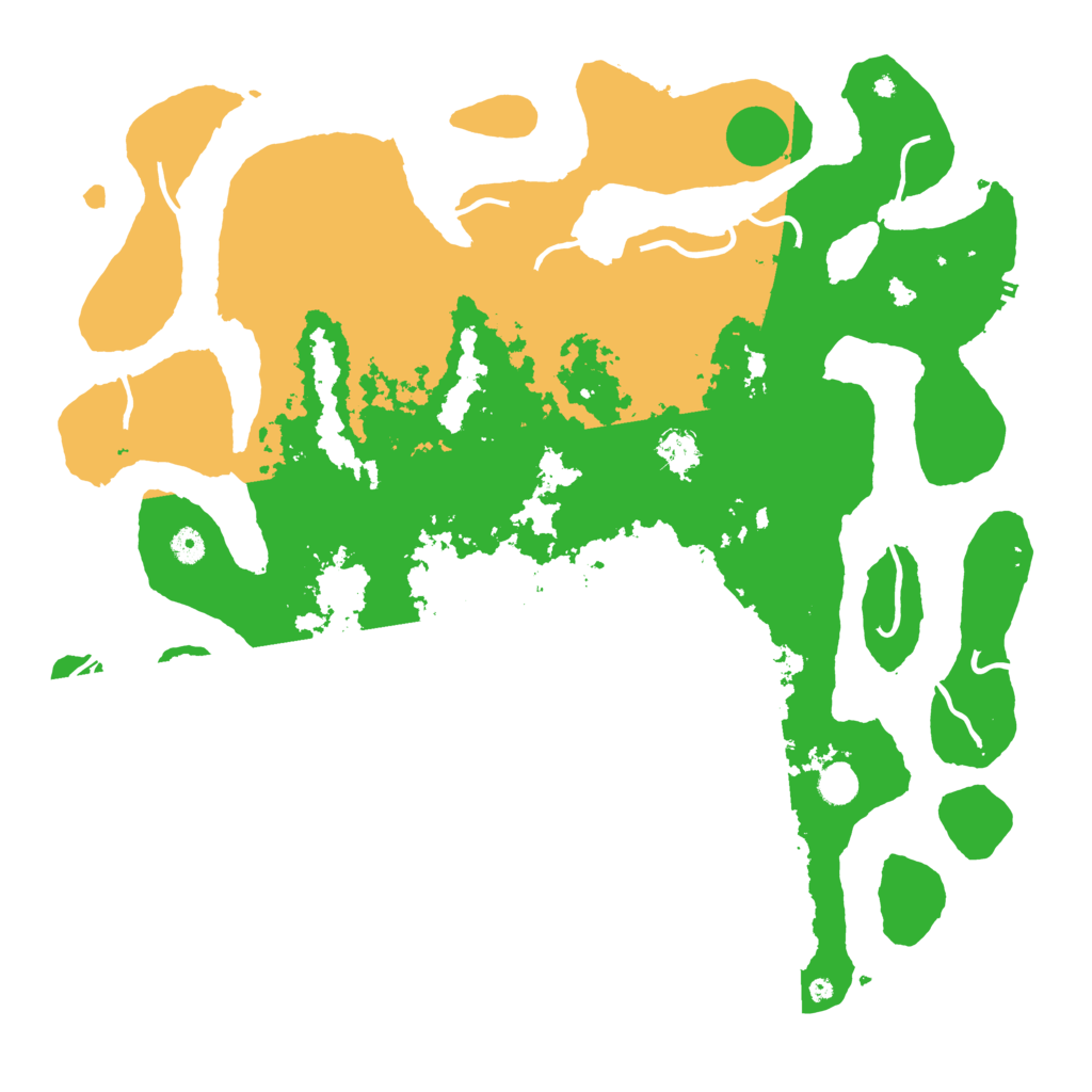 Biome Rust Map: Procedural Map, Size: 4800, Seed: 576183462