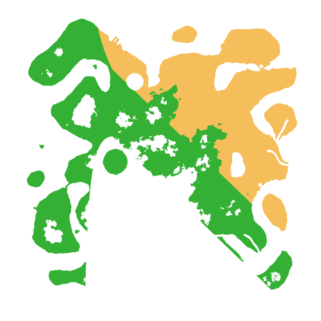 Biome Rust Map: Procedural Map, Size: 3500, Seed: 2039330206