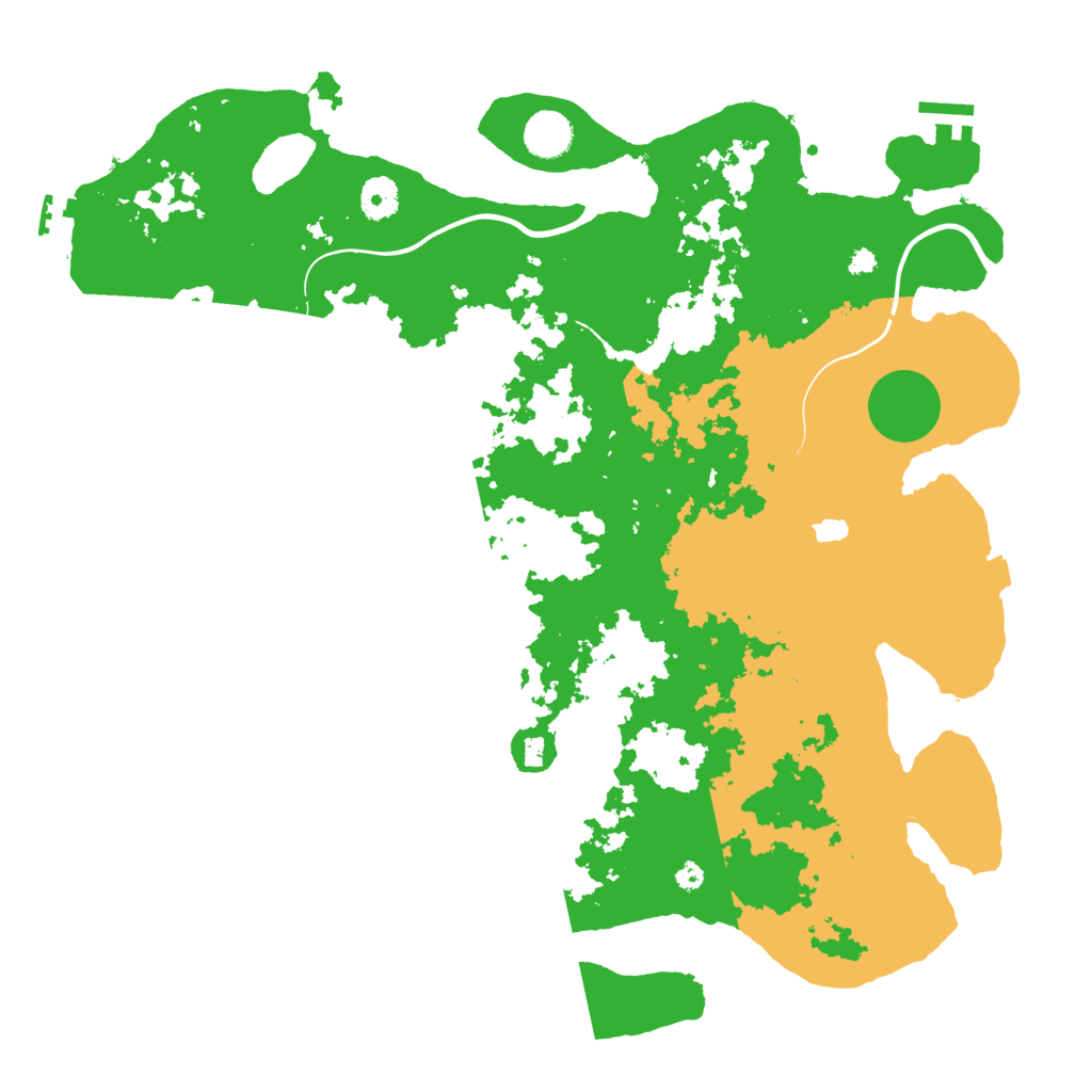 Biome Rust Map: Procedural Map, Size: 4000, Seed: 5421654