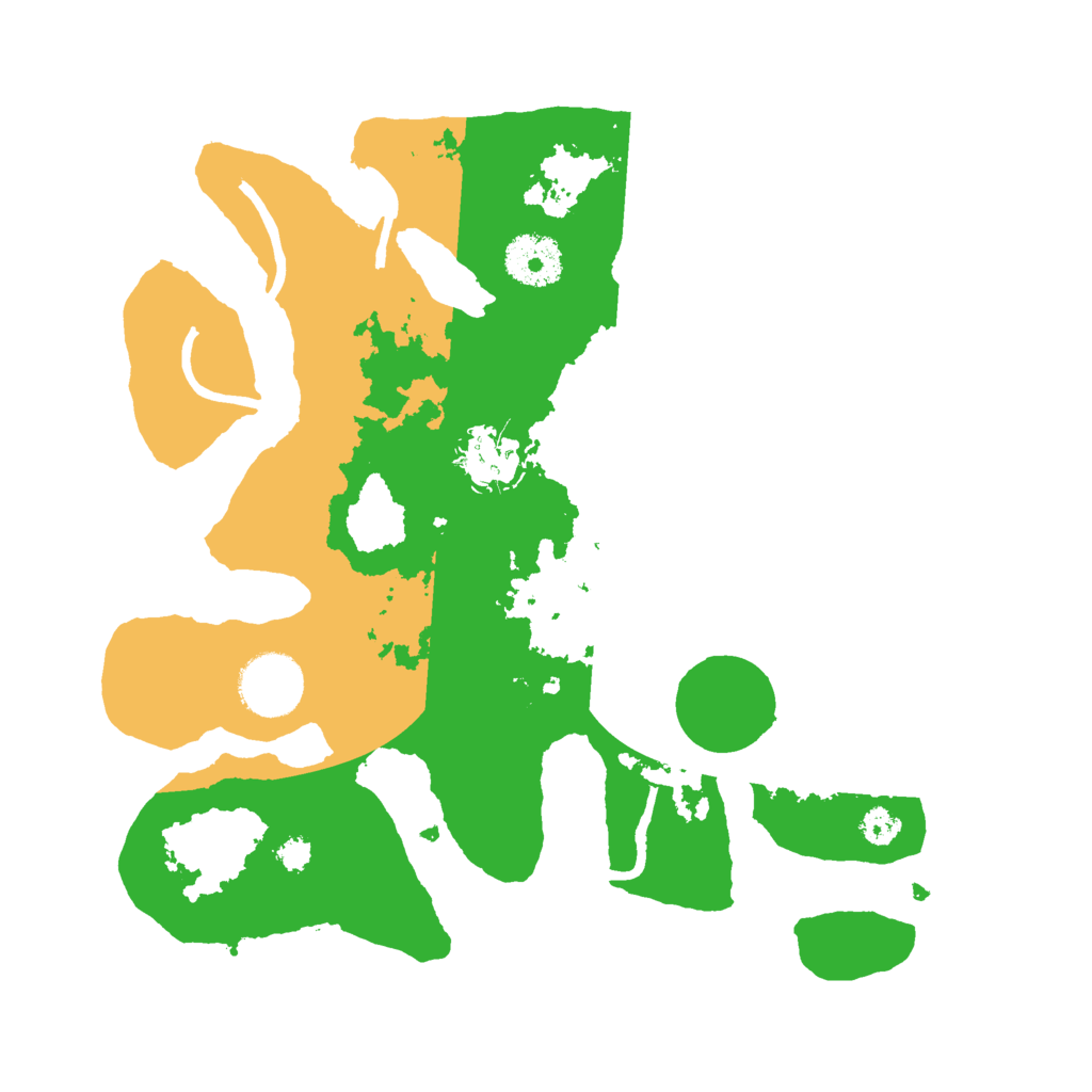 Biome Rust Map: Procedural Map, Size: 3000, Seed: 80968833