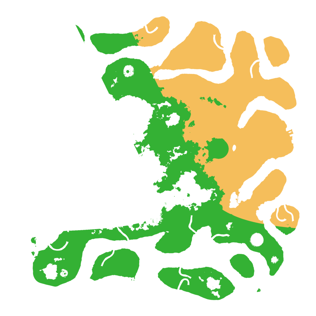 Biome Rust Map: Procedural Map, Size: 4200, Seed: 1322376985