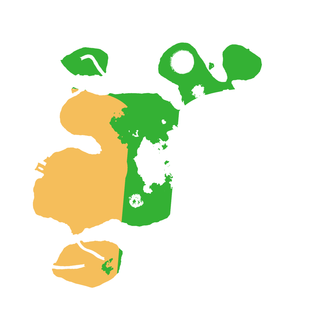 Biome Rust Map: Procedural Map, Size: 2400, Seed: 1279281350