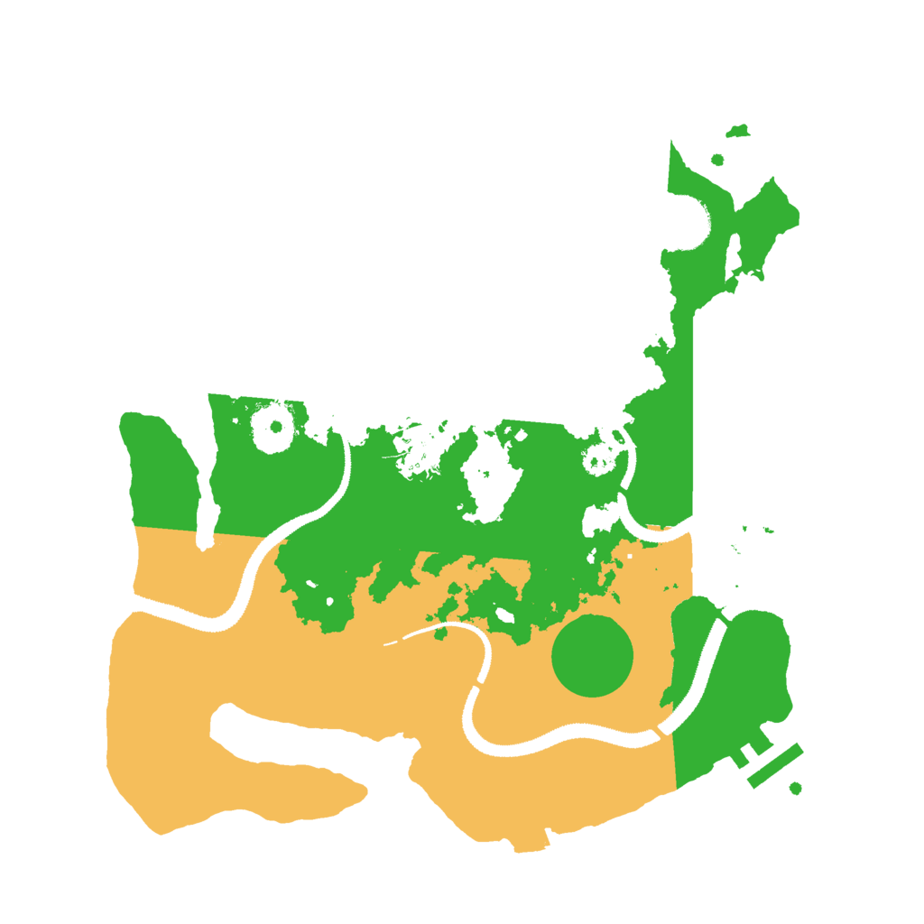 Biome Rust Map: Procedural Map, Size: 3000, Seed: 1739957475