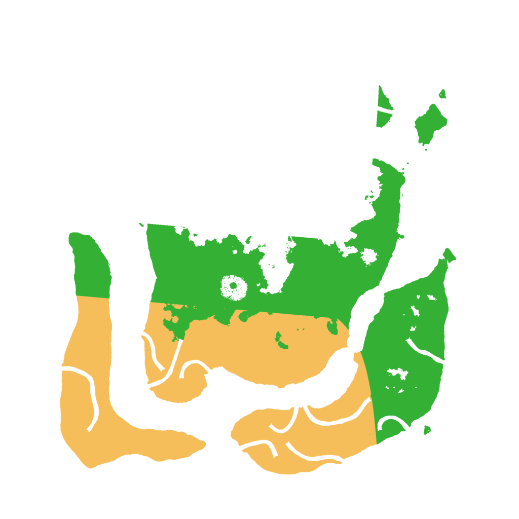 Biome Rust Map: Procedural Map, Size: 3000, Seed: 1739957475
