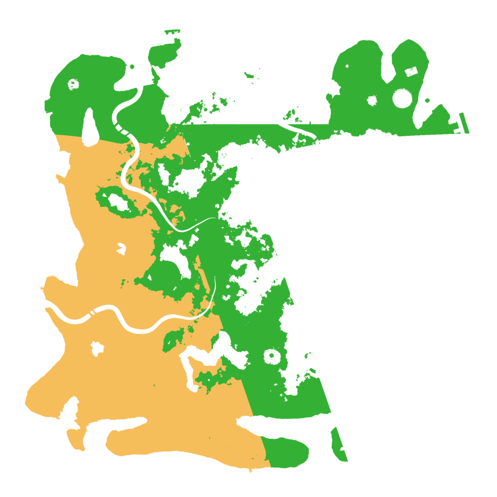 Biome Rust Map: Procedural Map, Size: 4500, Seed: 1865382