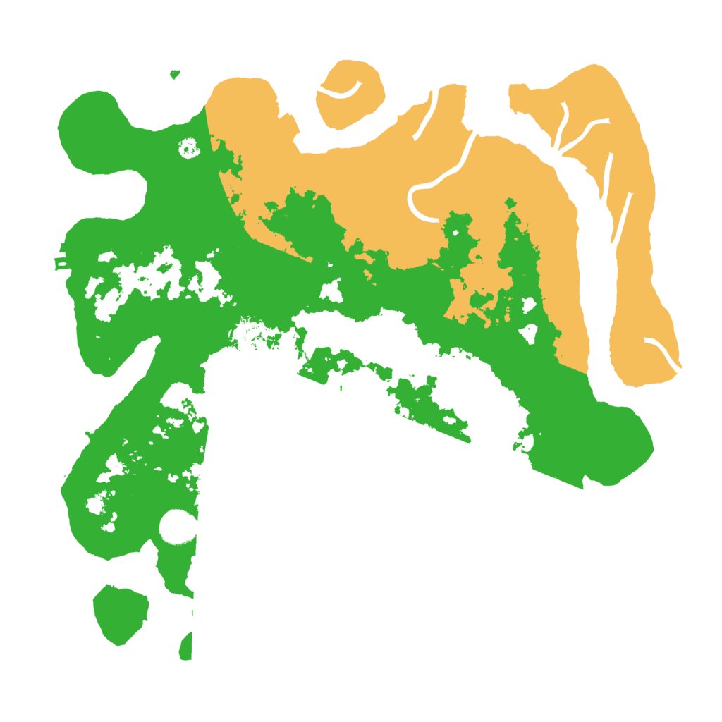 Biome Rust Map: Procedural Map, Size: 3600, Seed: 555