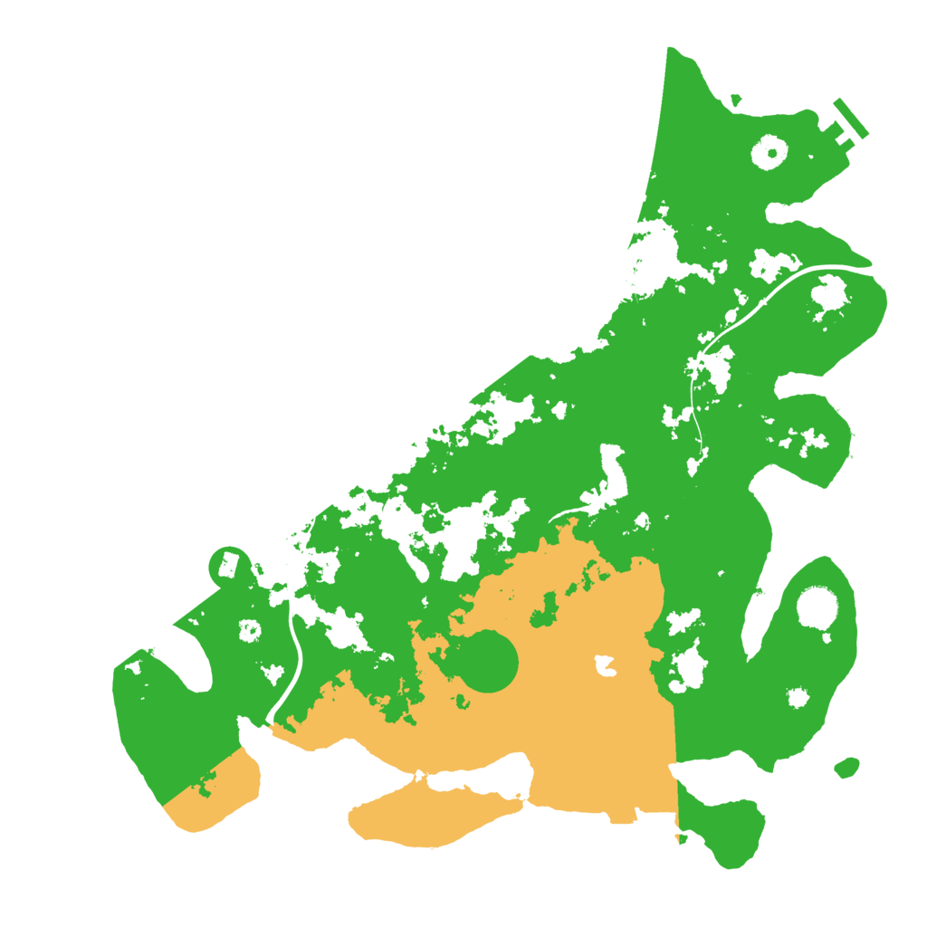 Biome Rust Map: Procedural Map, Size: 4000, Seed: 1621673268