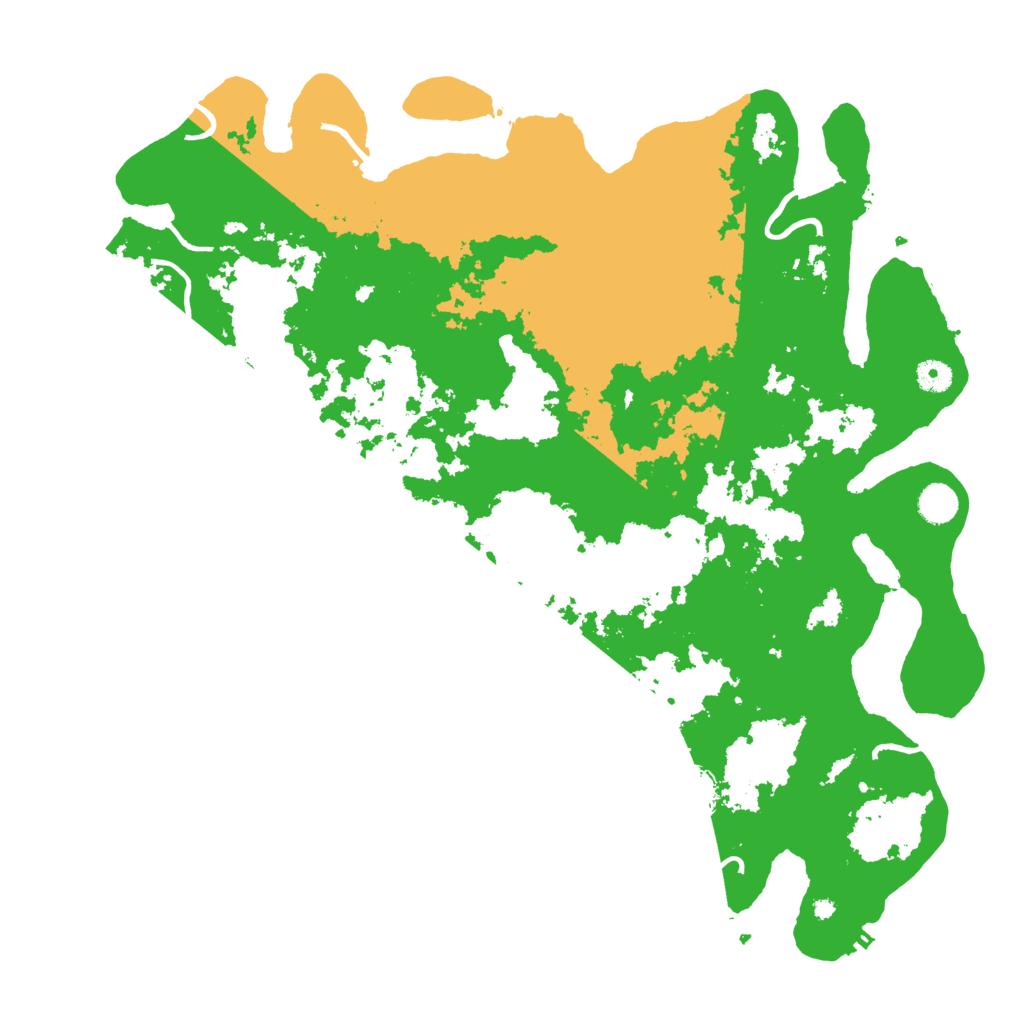 Biome Rust Map: Procedural Map, Size: 4500, Seed: 752430750