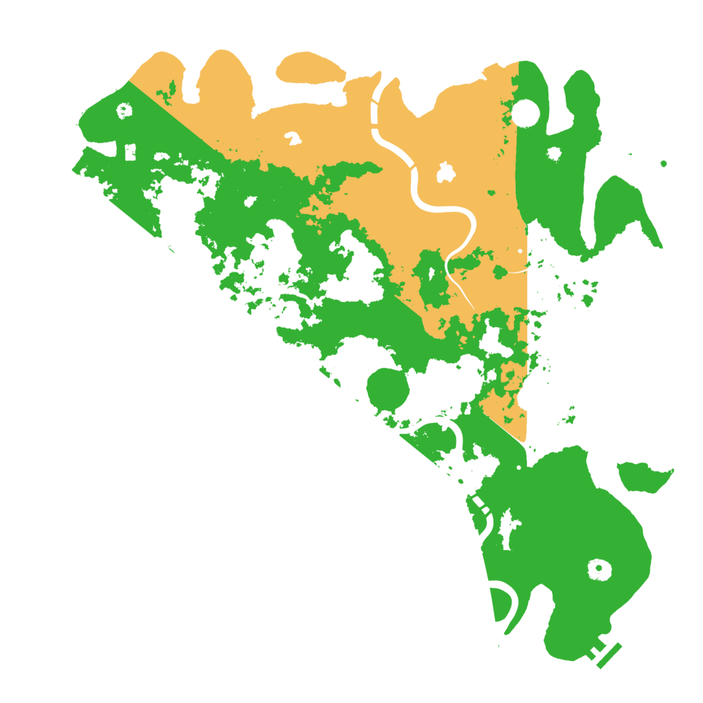 Biome Rust Map: Procedural Map, Size: 4500, Seed: 752430750