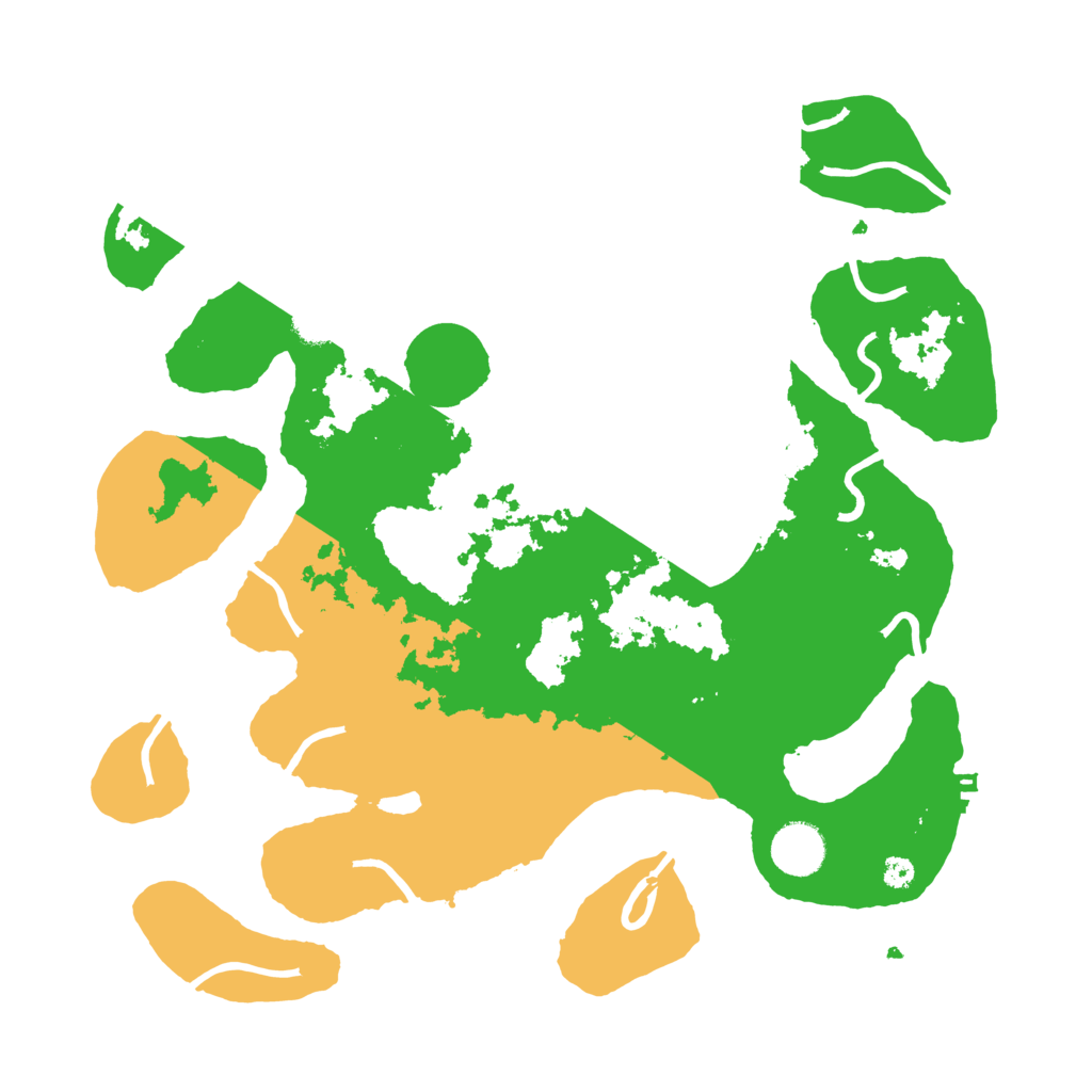 Biome Rust Map: Procedural Map, Size: 3600, Seed: 1867031962