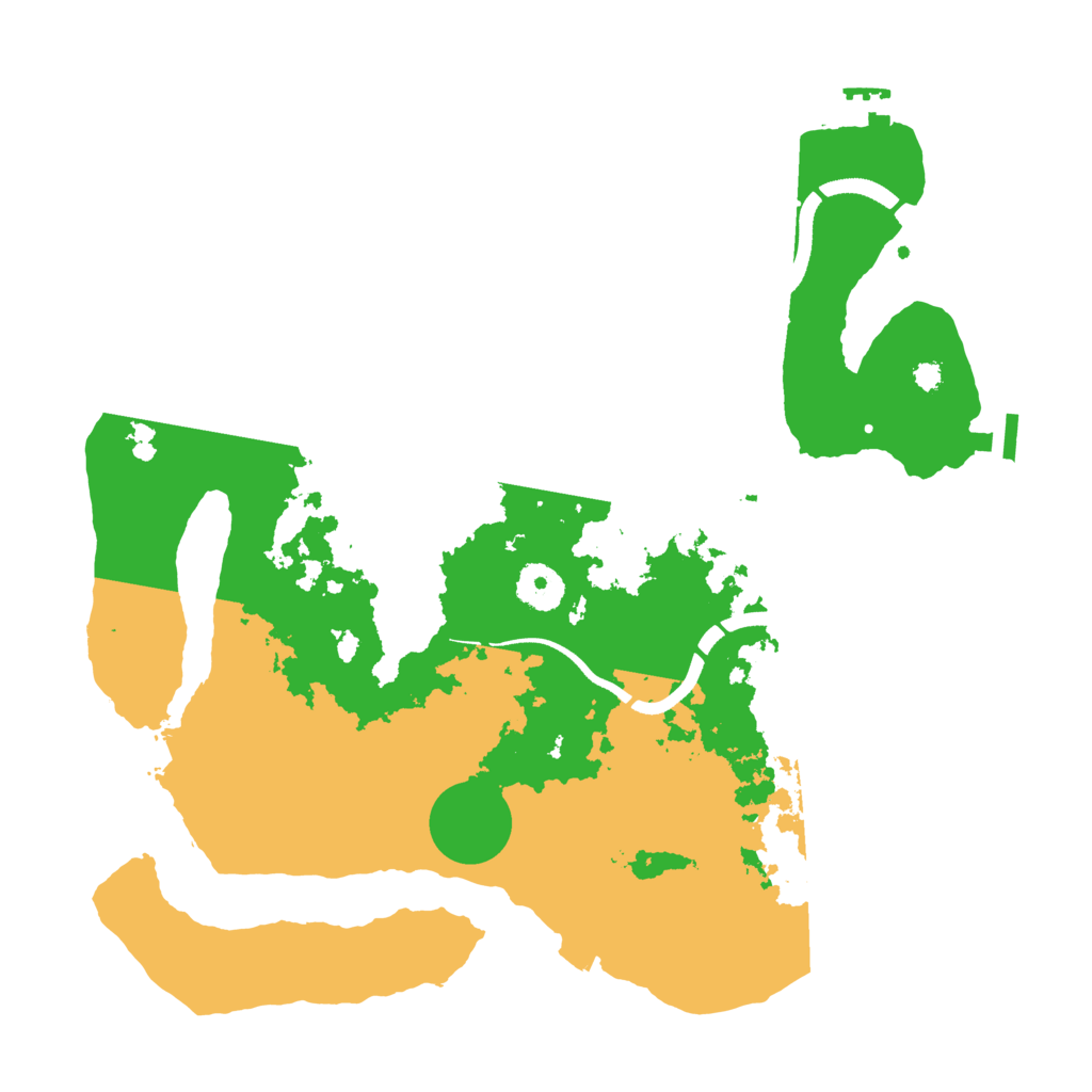 Biome Rust Map: Procedural Map, Size: 3500, Seed: 579246651