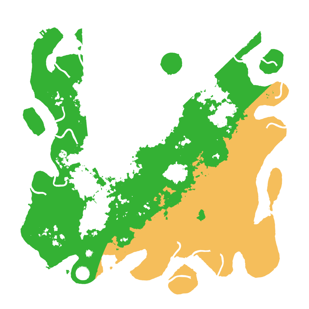 Biome Rust Map: Procedural Map, Size: 3950, Seed: 2069665468
