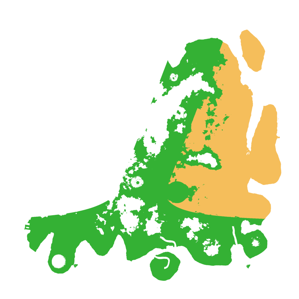 Biome Rust Map: Procedural Map, Size: 3850, Seed: 999346312