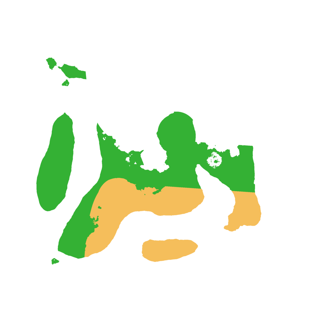 Biome Rust Map: Procedural Map, Size: 2200, Seed: 1990420155