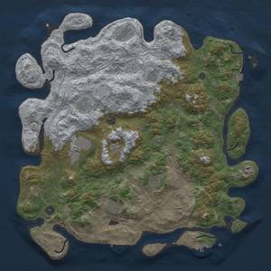 Thumbnail Rust Map: Procedural Map, Size: 4500, Seed: 4320850, 18 Monuments