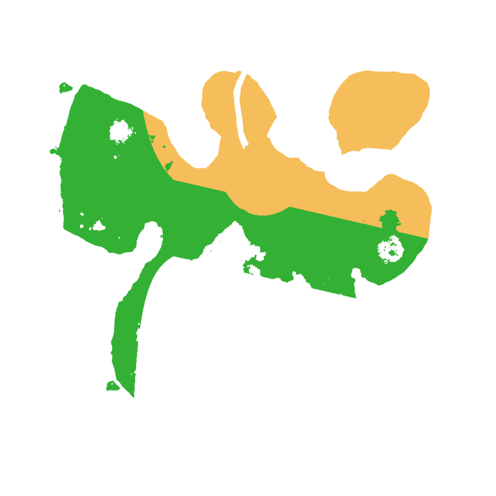 Biome Rust Map: Procedural Map, Size: 2000, Seed: 28291295