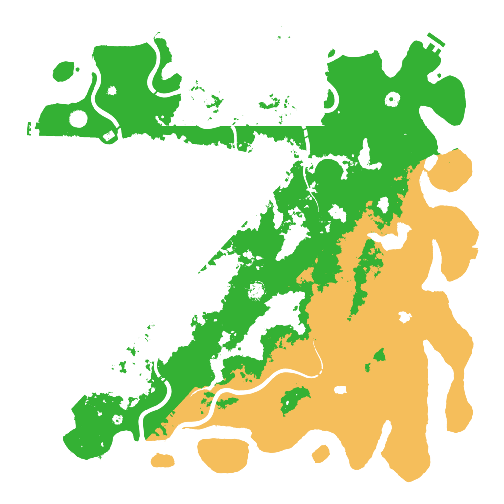 Biome Rust Map: Procedural Map, Size: 5000, Seed: 123321