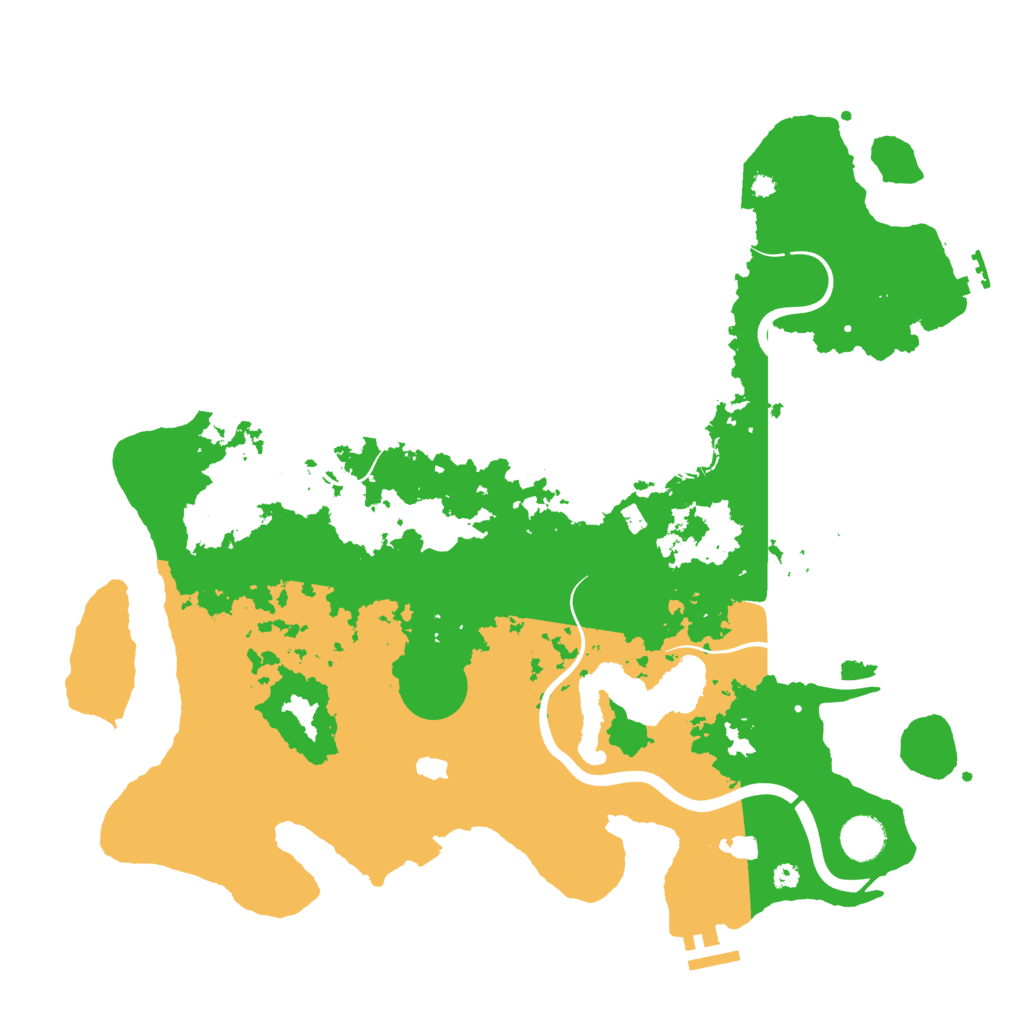 Biome Rust Map: Procedural Map, Size: 4000, Seed: 1226681383