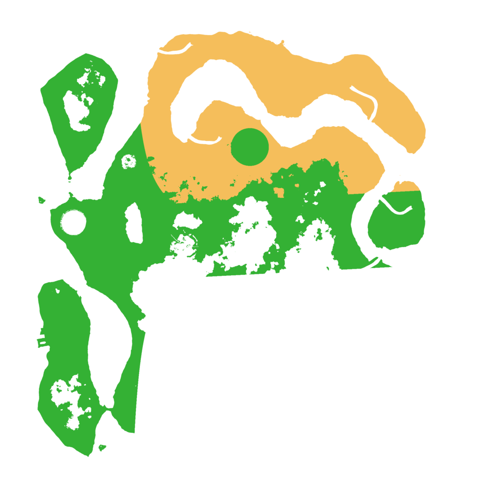 Biome Rust Map: Procedural Map, Size: 3500, Seed: 1502275456