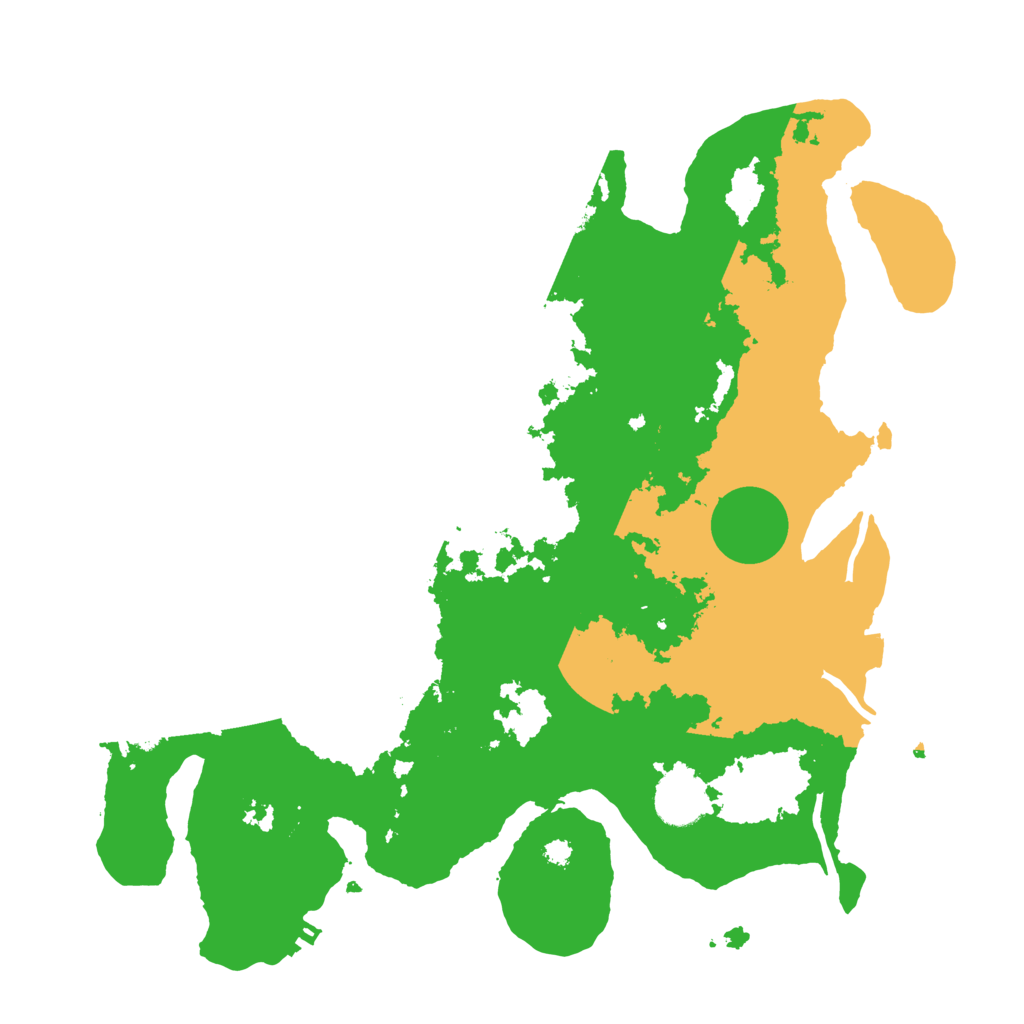 Biome Rust Map: Procedural Map, Size: 3500, Seed: 6983546