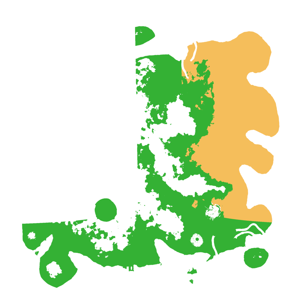 Biome Rust Map: Procedural Map, Size: 3700, Seed: 1551431470