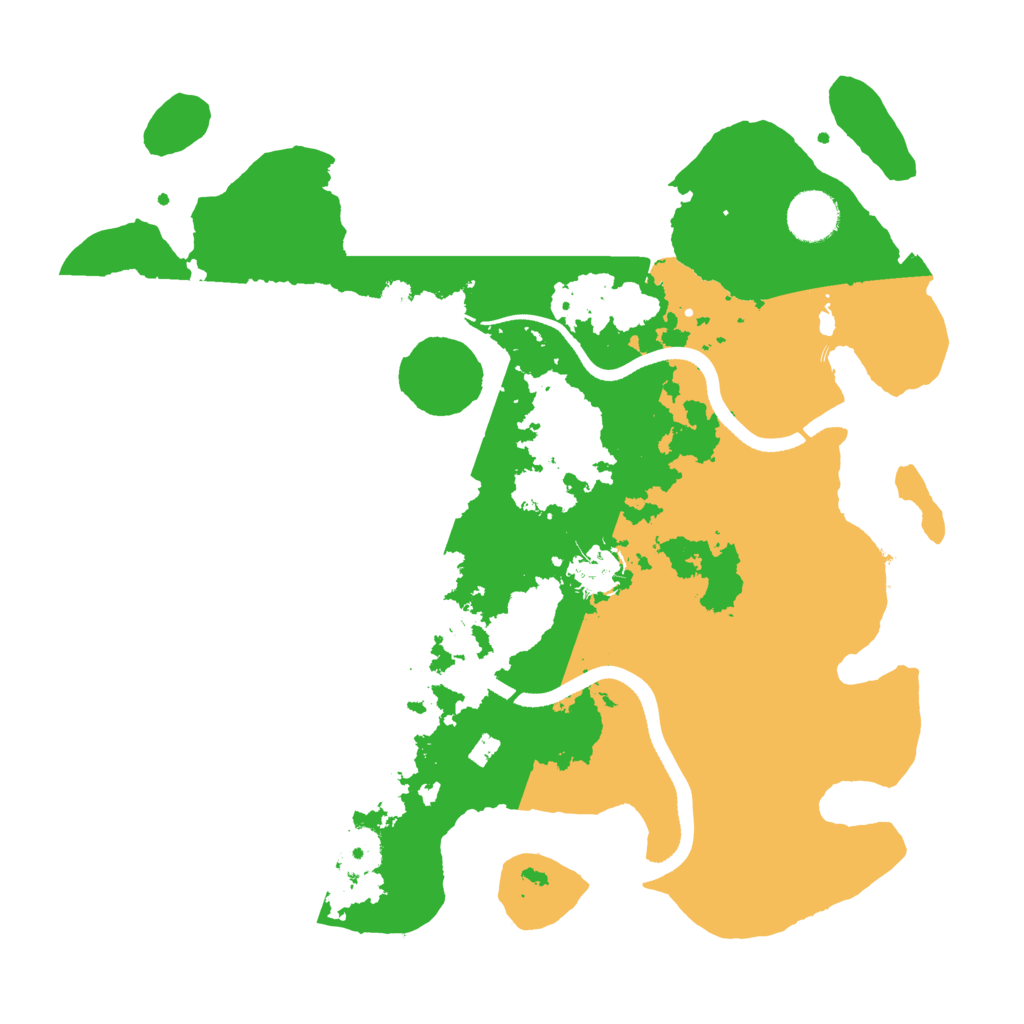 Biome Rust Map: Procedural Map, Size: 3500, Seed: 286646028