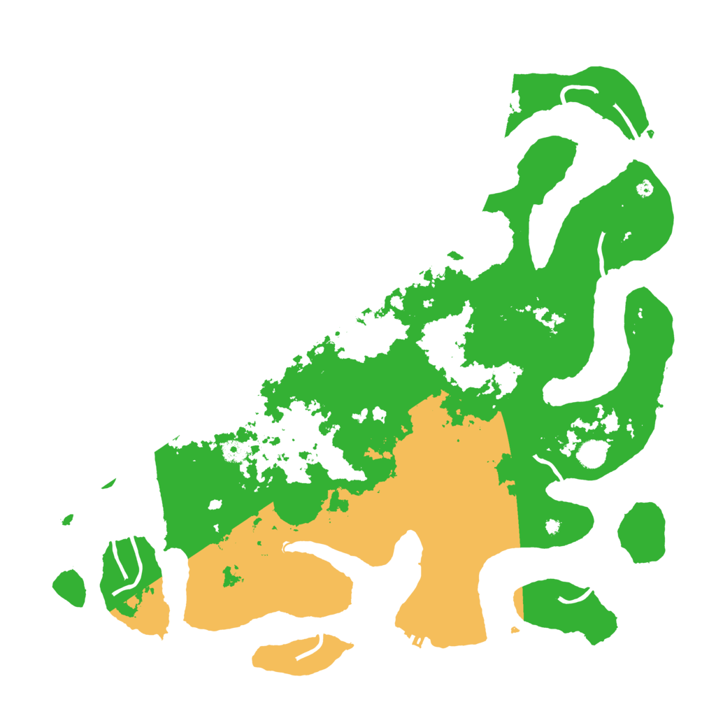 Biome Rust Map: Procedural Map, Size: 4500, Seed: 5614349