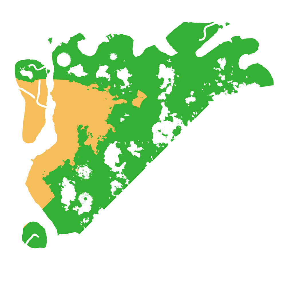 Biome Rust Map: Procedural Map, Size: 3700, Seed: 804656551
