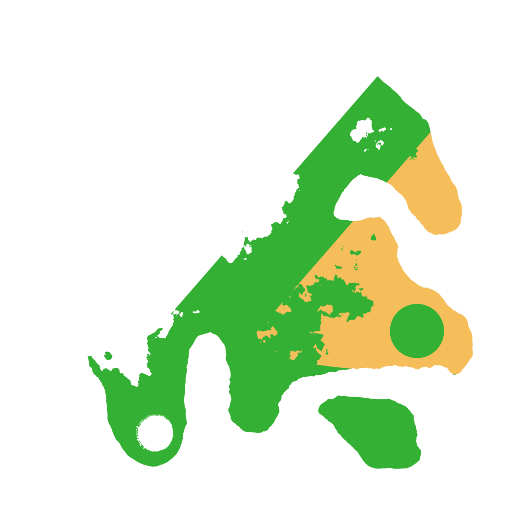 Biome Rust Map: Barren, Size: 2500, Seed: 649723