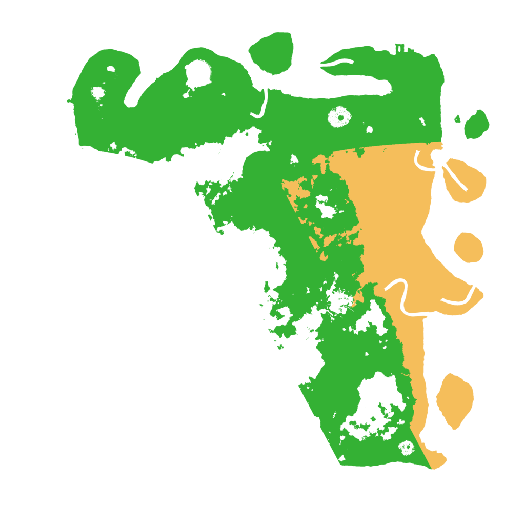 Biome Rust Map: Procedural Map, Size: 3700, Seed: 3706719