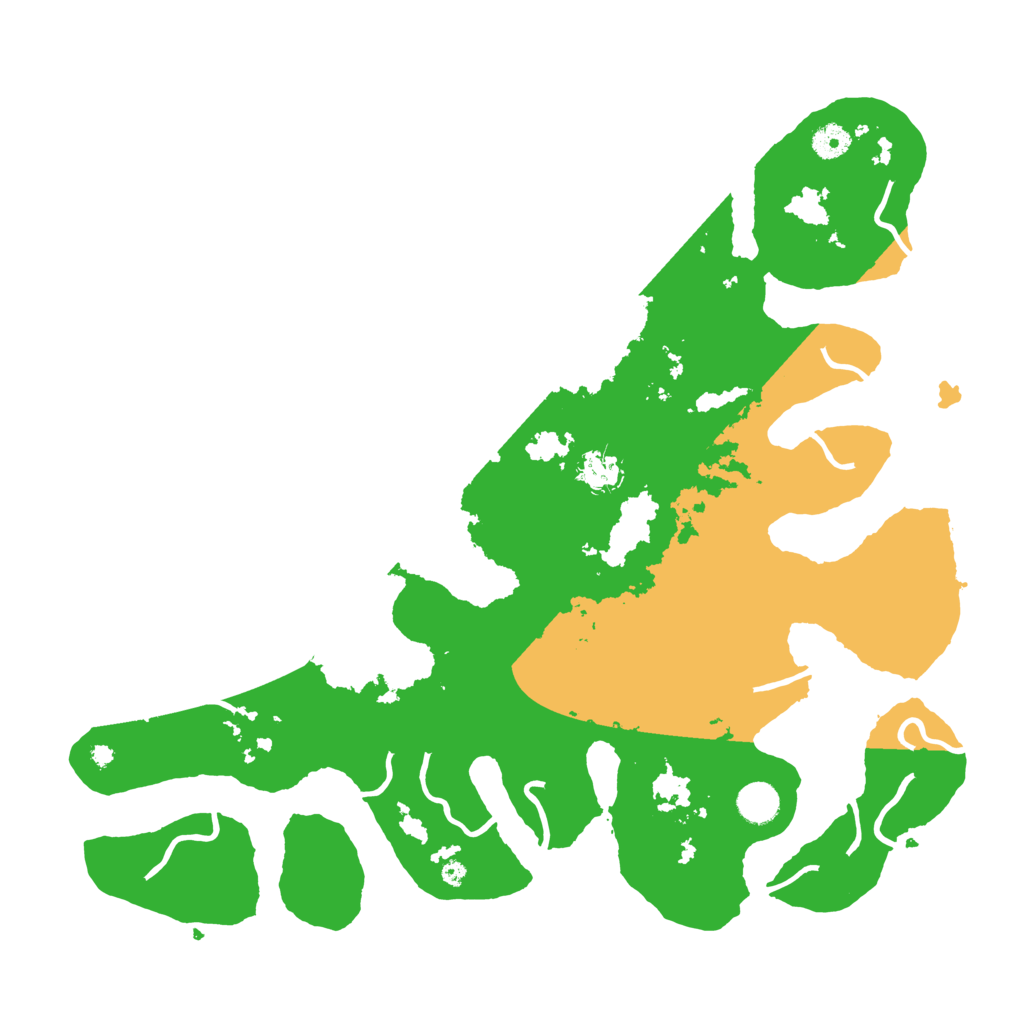 Biome Rust Map: Procedural Map, Size: 4300, Seed: 2069375509