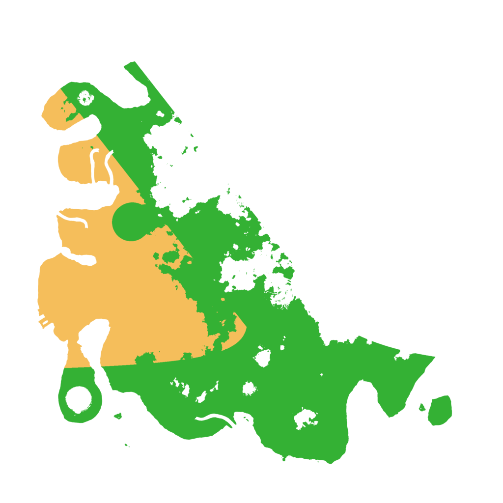 Biome Rust Map: Procedural Map, Size: 3500, Seed: 3051994