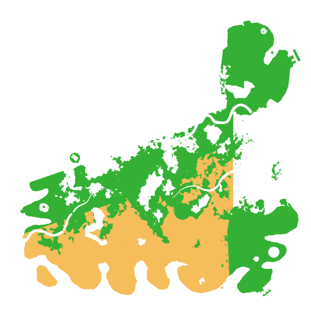 Biome Rust Map: Procedural Map, Size: 5000, Seed: 97495633
