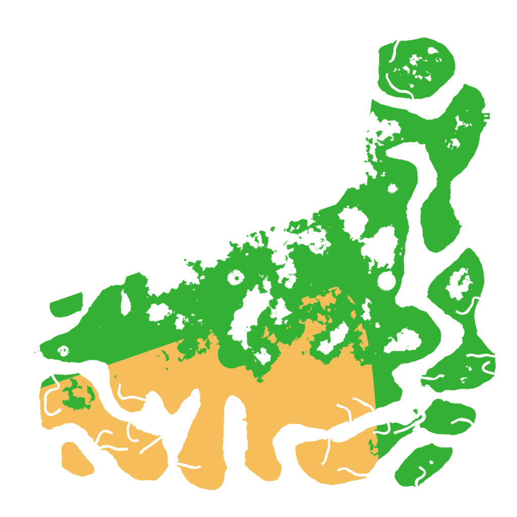 Biome Rust Map: Procedural Map, Size: 5000, Seed: 97495633