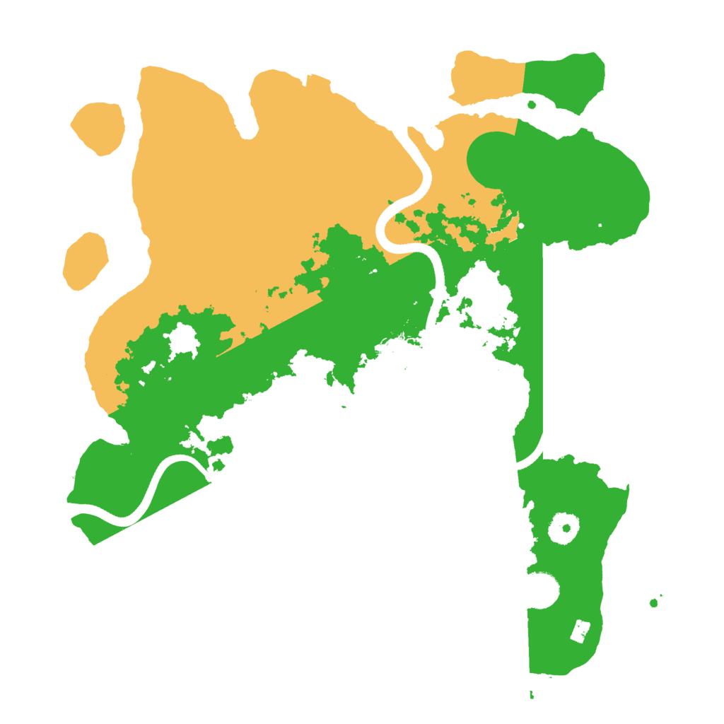 Biome Rust Map: Procedural Map, Size: 3500, Seed: 1468701241