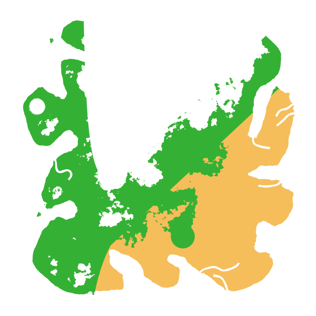 Biome Rust Map: Procedural Map, Size: 3500, Seed: 965305