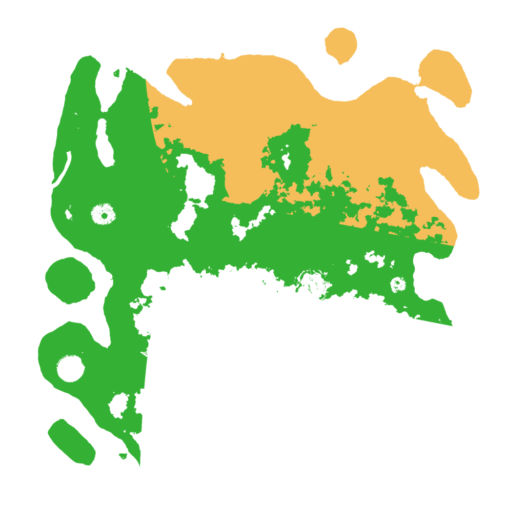 Biome Rust Map: Procedural Map, Size: 3500, Seed: 5566